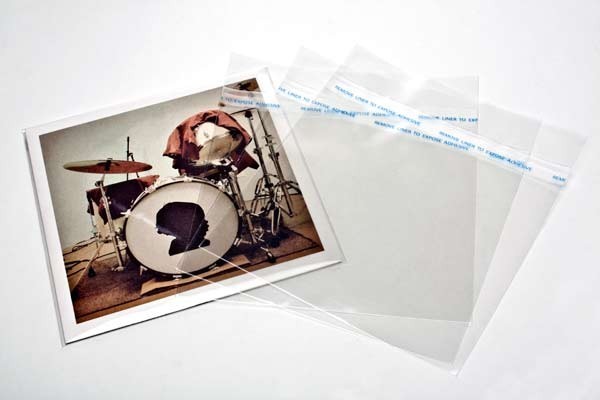 ACTUA MUSIC - Protection Disques Vinyles - Sous-pochette - 100 Pochettes  doublées pour 45 tours / EP
